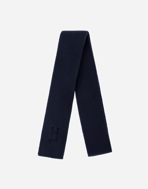 SCARF IN PLAIN WOOL G.5 Herno Herno SCARF IN PLAIN WOOL G.5 Navy Blue SCP00012X702459200