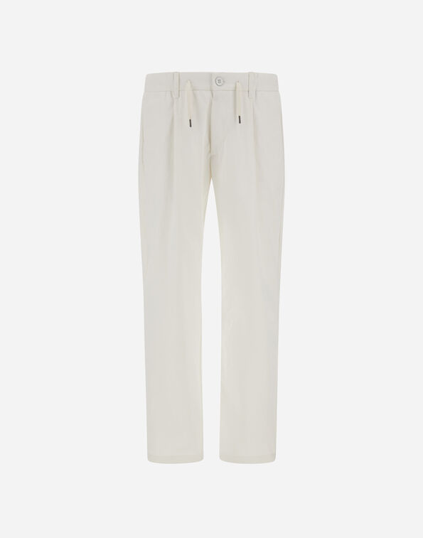 Herno COTTON FEEL TROUSERS Natural PT000140U125311100