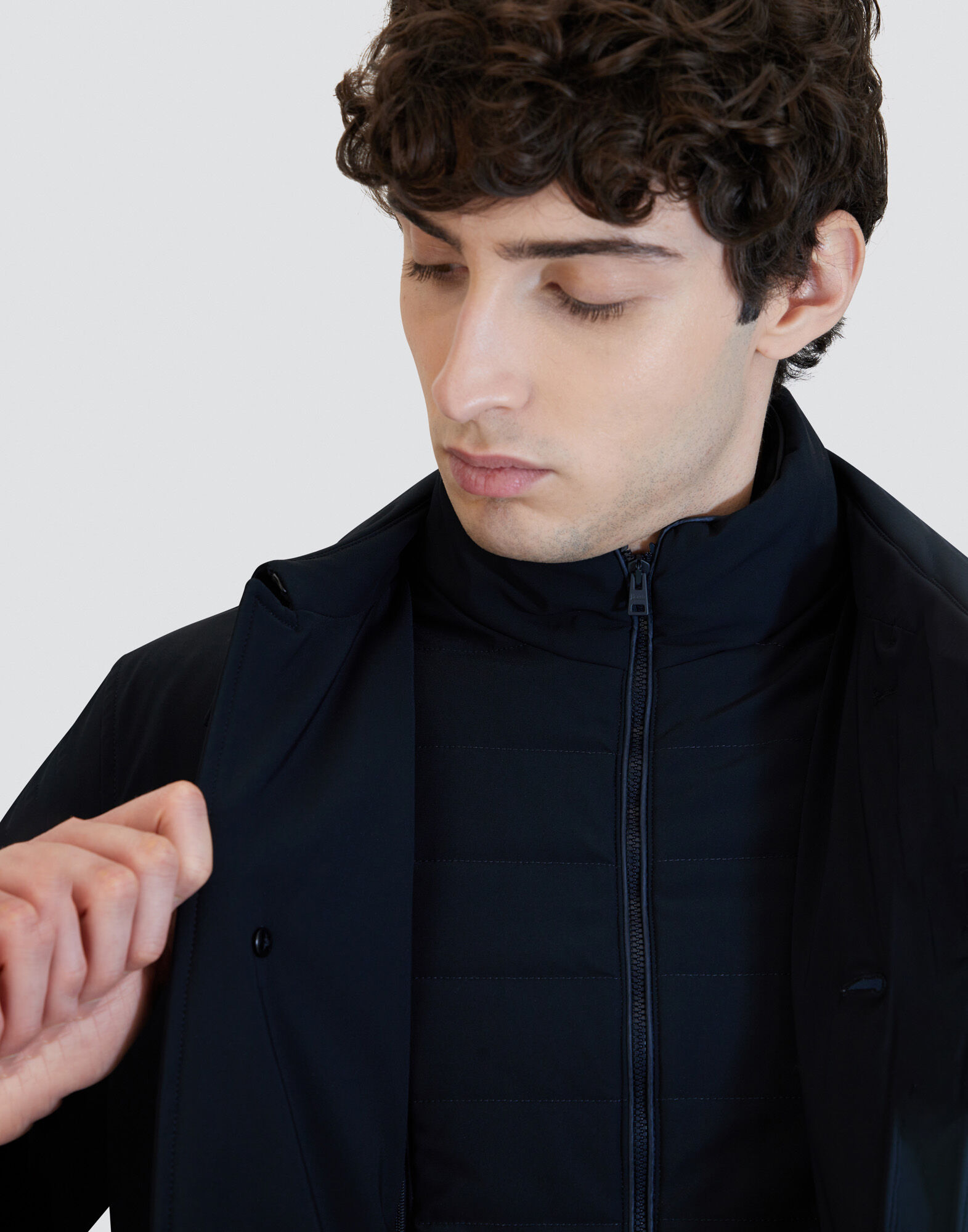 ヘルノレインコート　ネイビー ヘルノ公式eショップ] メンズレインウェア | Herno®