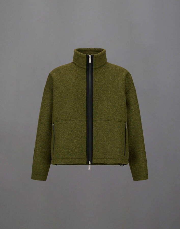 Herno LAMINAR TECHNICAL WOOL JACKET Military GI00182UL12845S7740