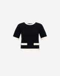 Herno BOUCLÉ KNIT T-SHIRT Black MG000176D721009300