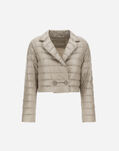 Herno DOUBLE-BREASTED BLAZER IN NYLON ULTRALIGHT Chantilly PI002024D12017Z1985