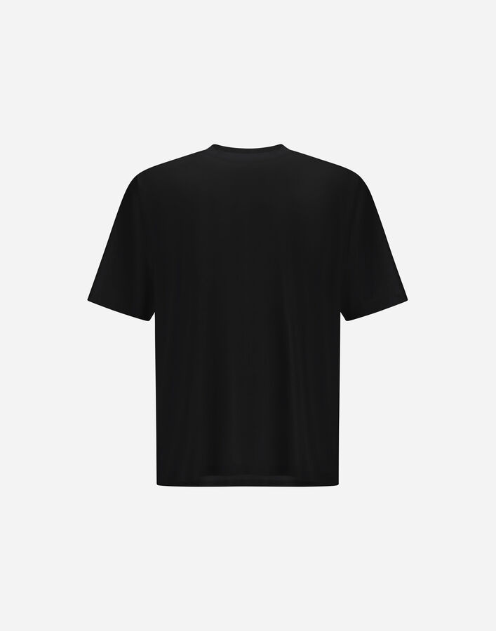 Herno T-SHIRT IN SUPERFINE COTTON STRETCH AND LIGHT SCUBA Black JG000277U520039300