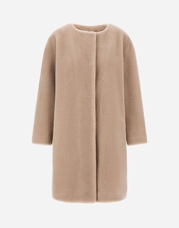 Herno WOOL TEDDY COAT Chantilly CA000634D335351985