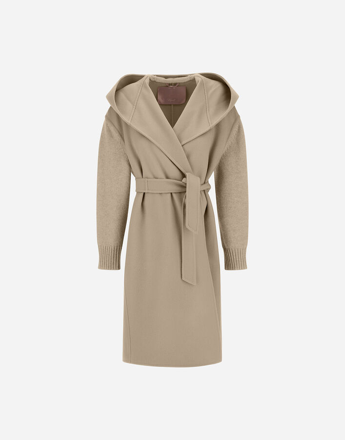 RESORT COAT IN DOUBLE FACED PURE WOOL Herno Herno RESORT COAT IN DOUBLE FACED PURE WOOL Chantilly GC00073DR334491985