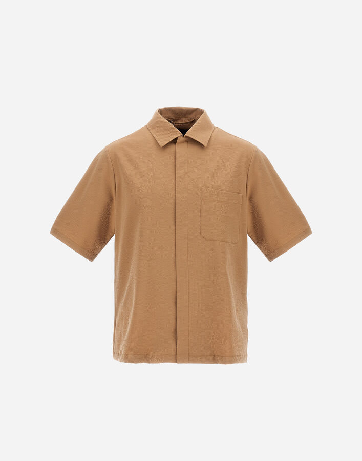Herno SEER-CREASE SHIRT Camel CM000012U126842157