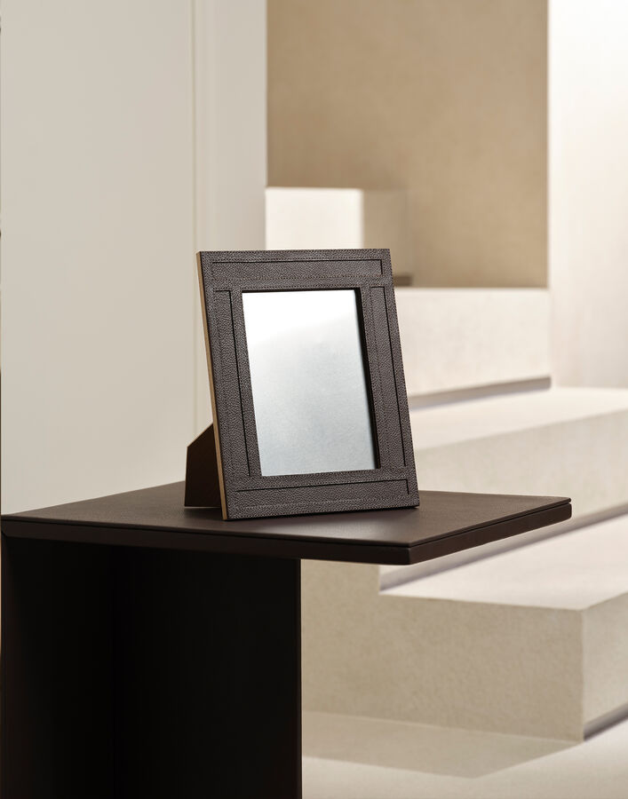 Herno HERNO HABITA LEATHER FRAME Coffee HOLIDAYFRAMEPELLE018980