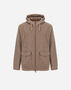 Herno RESORT FIELD JACKET IN HOUNDSTOOTH CASHMERE Dove Grey FI00022UR381242600