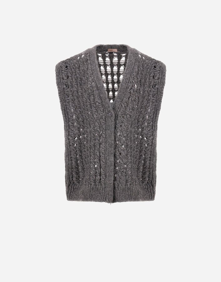 RESORT ALPACA WOOL VEST Herno Herno RESORT ALPACA WOOL VEST Grey MC00042DR701989430