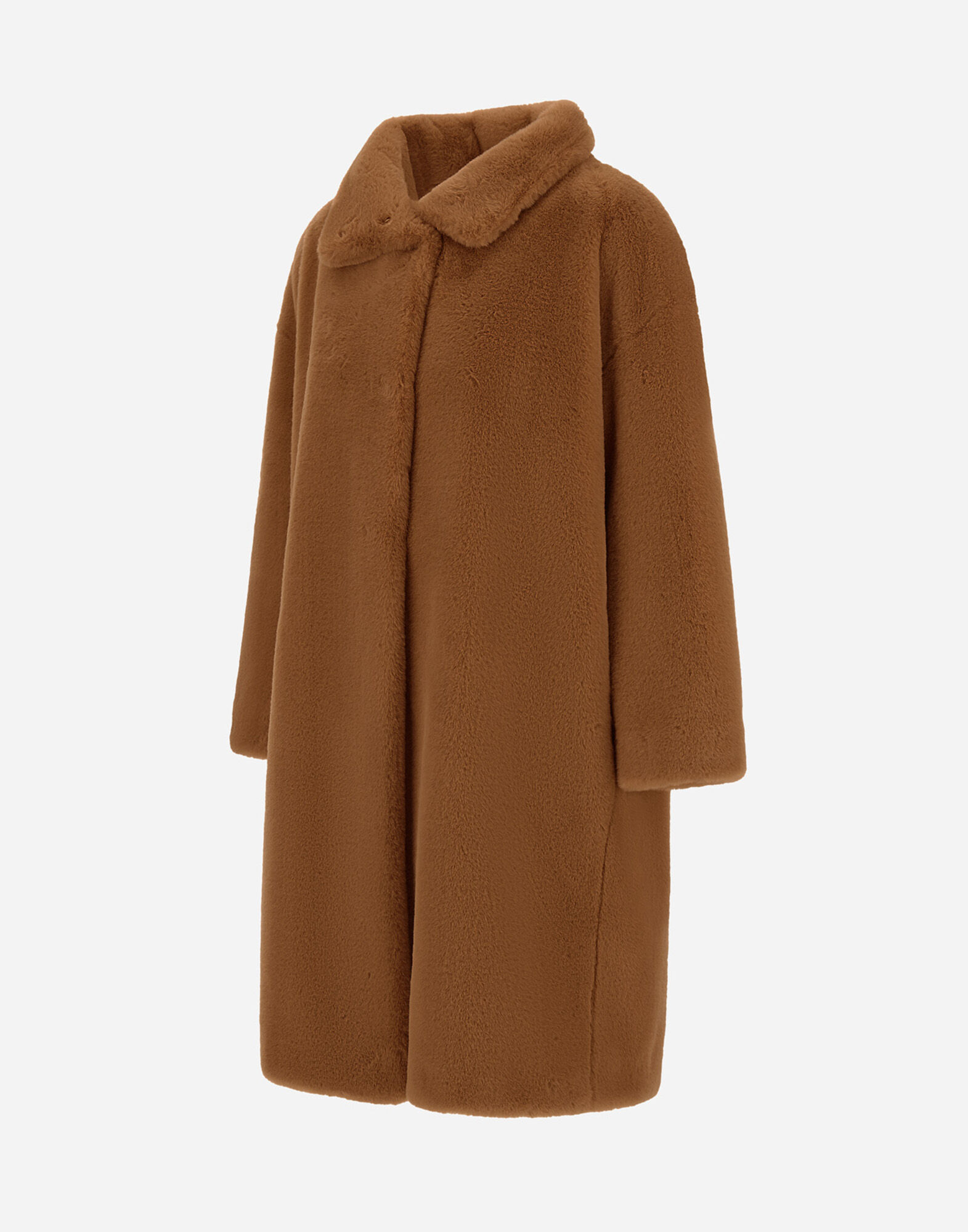 レディース ソフトオルタナティブファー コート キャメル | Herno