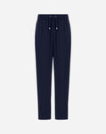 Herno LIGHT NYLON STRETCH TROUSERS Blue PT000031D12431SZ9201