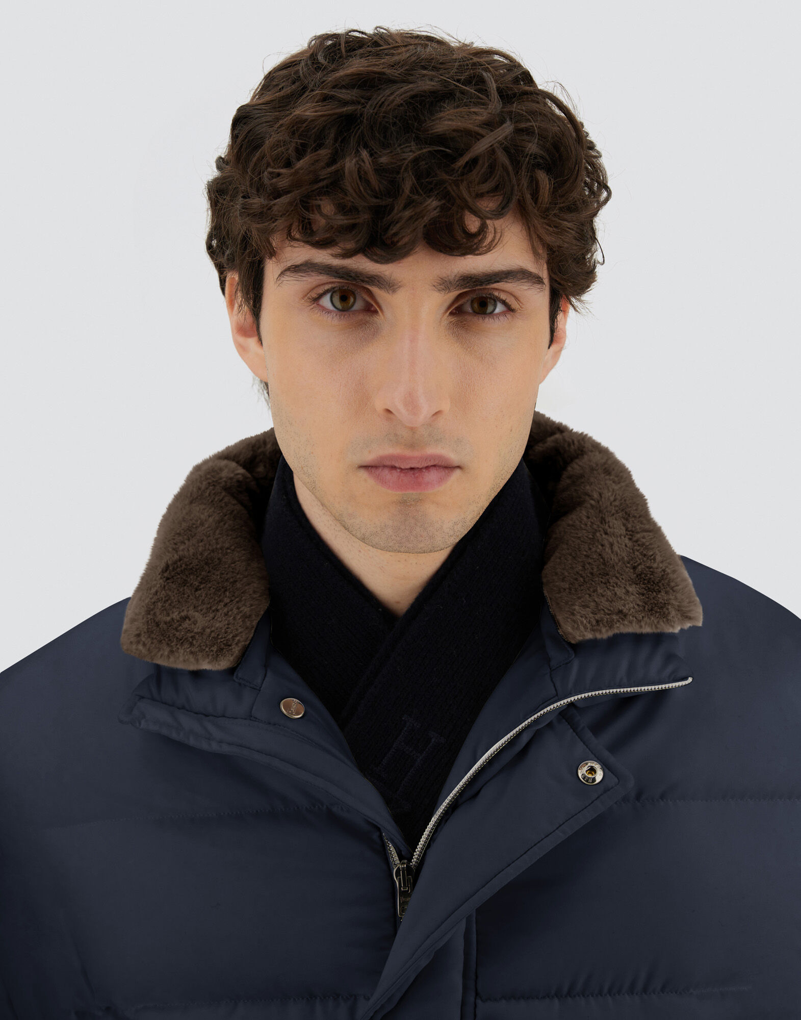 メンズ アレンデール＆フォウファー ボンバージャケット ネイビー