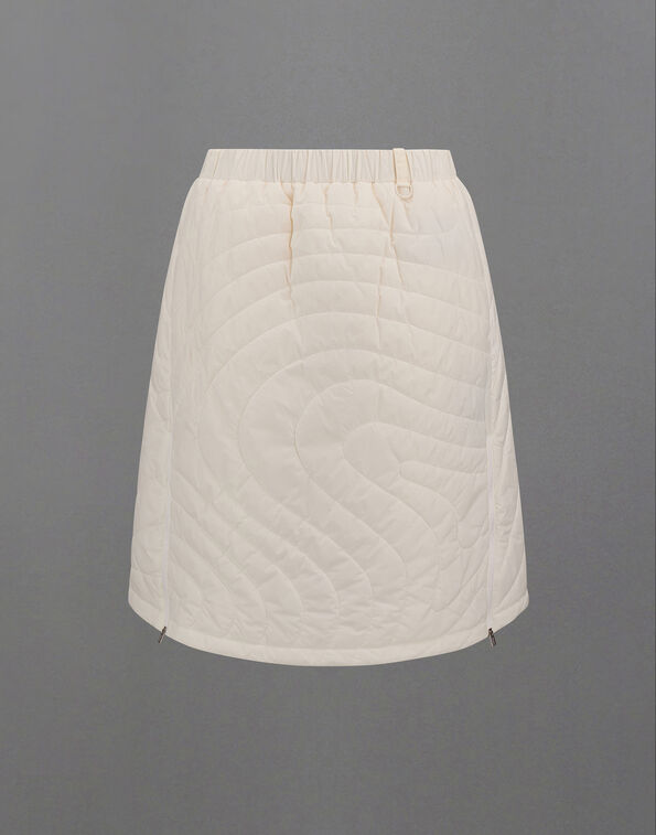 Herno LAMINAR SKIRT IN QUILTED R-NYLON White GN00022DL128971006