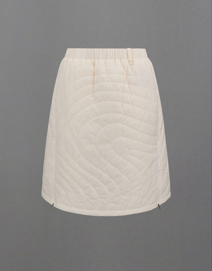 Herno LAMINAR SKIRT IN QUILTED R-NYLON White GN00022DL128971006