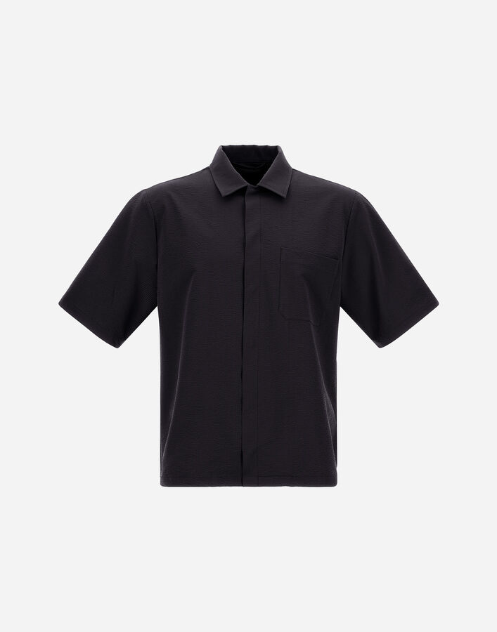 Herno SEER-CREASE SHIRT Navy Blue CM000012U126849200