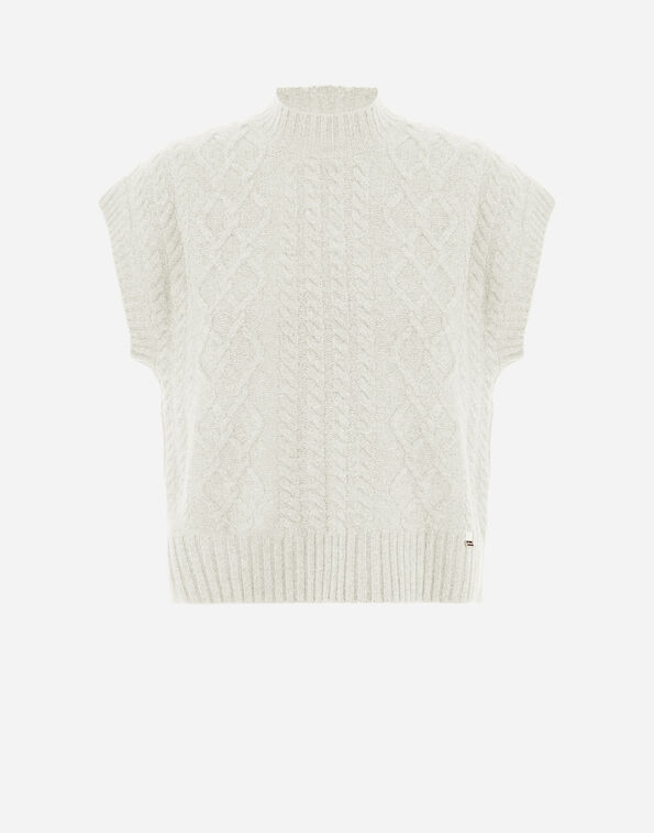 Herno VEST IN TWIST WOOL White MG000149D701121050