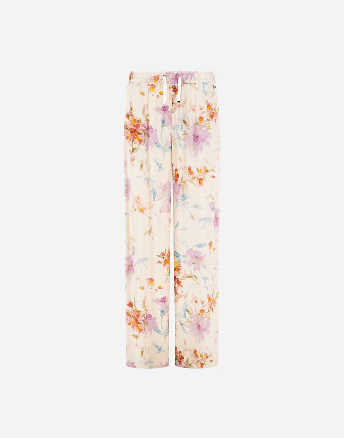 Herno TROUSERS IN FLORAL PRINT Multicolor PT000008D12789P9999