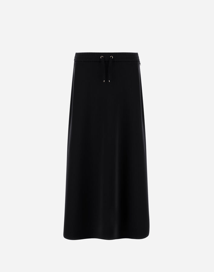 SKIRT IN MATT CREPE SATIN Herno Herno SKIRT IN MATT CREPE SATIN Black GN000093D127559300