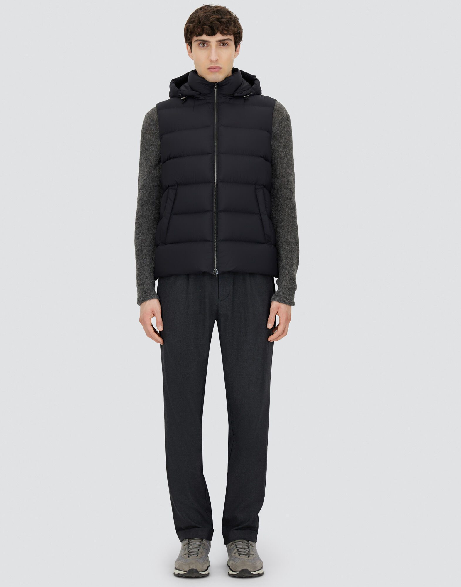 メンズ エコアージュ ベスト ブラック | Herno® (ヘルノ)