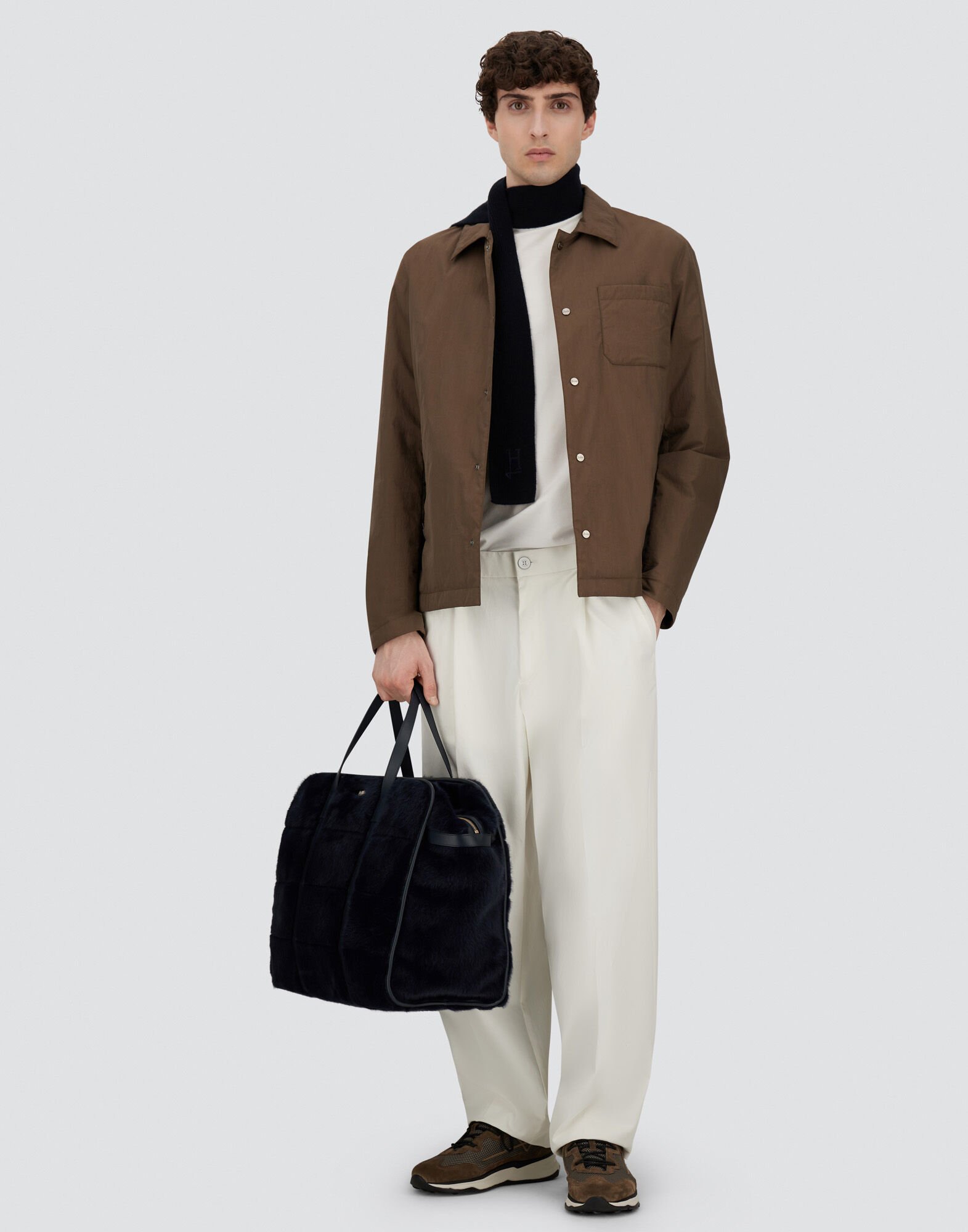 メンズ クリンクルナイロン シャケット ミリタリー | Herno® (ヘルノ)