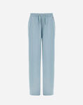 Herno SATIN TROUSERS Light Blue PT000008D125069024