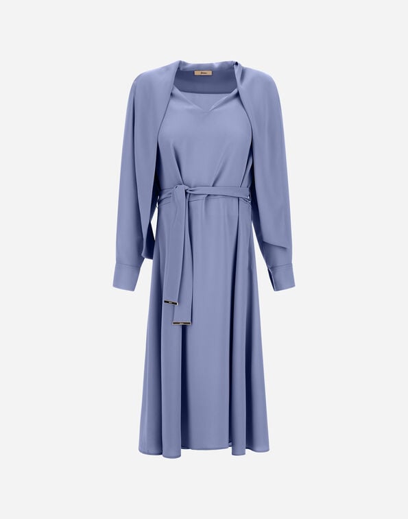 Herno DRESS IN LUCENT CADY Light Blue AB000083D12875S9128