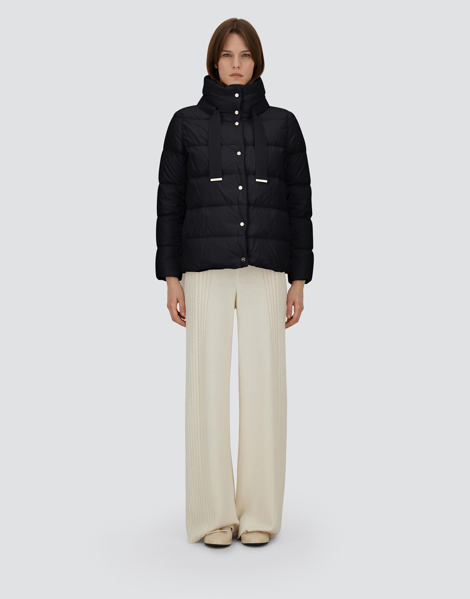 レディース サテン ジャケット ブラック | Herno® (ヘルノ)