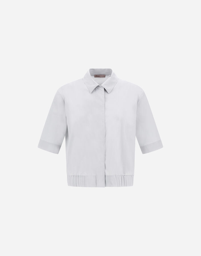 Herno RESORT SHIRT IN STRETCH MICROMODAL Pearl Grey CM00013DR12917S9404
