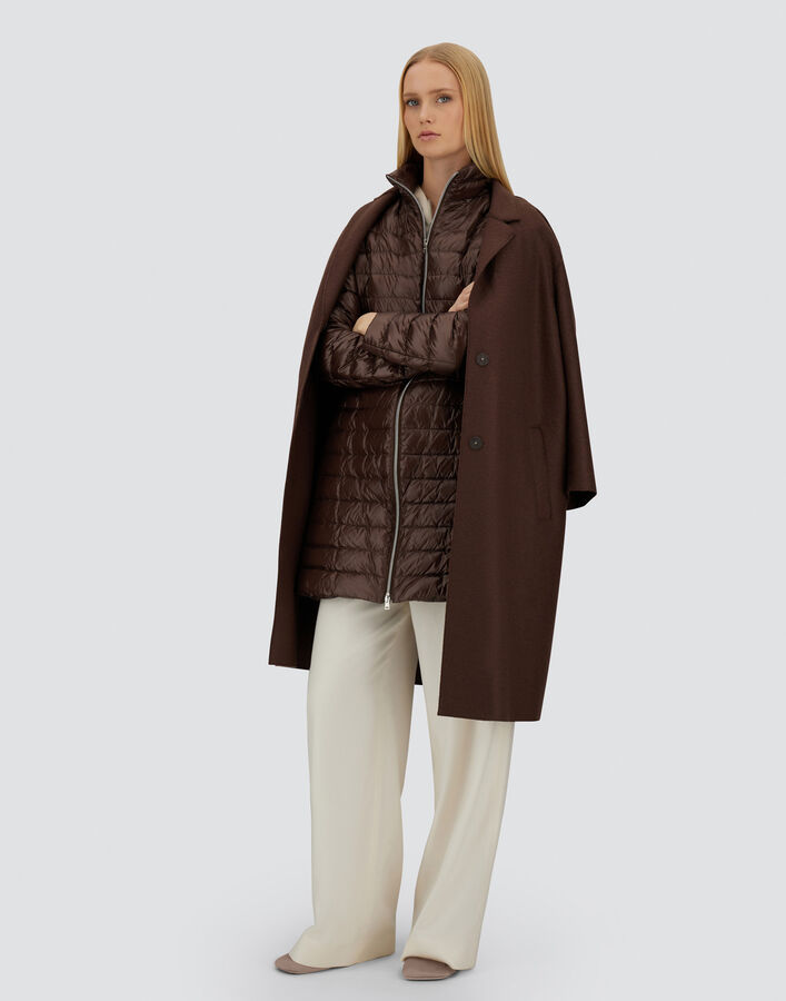 Herno Bicolor Elastane Coat main image 1