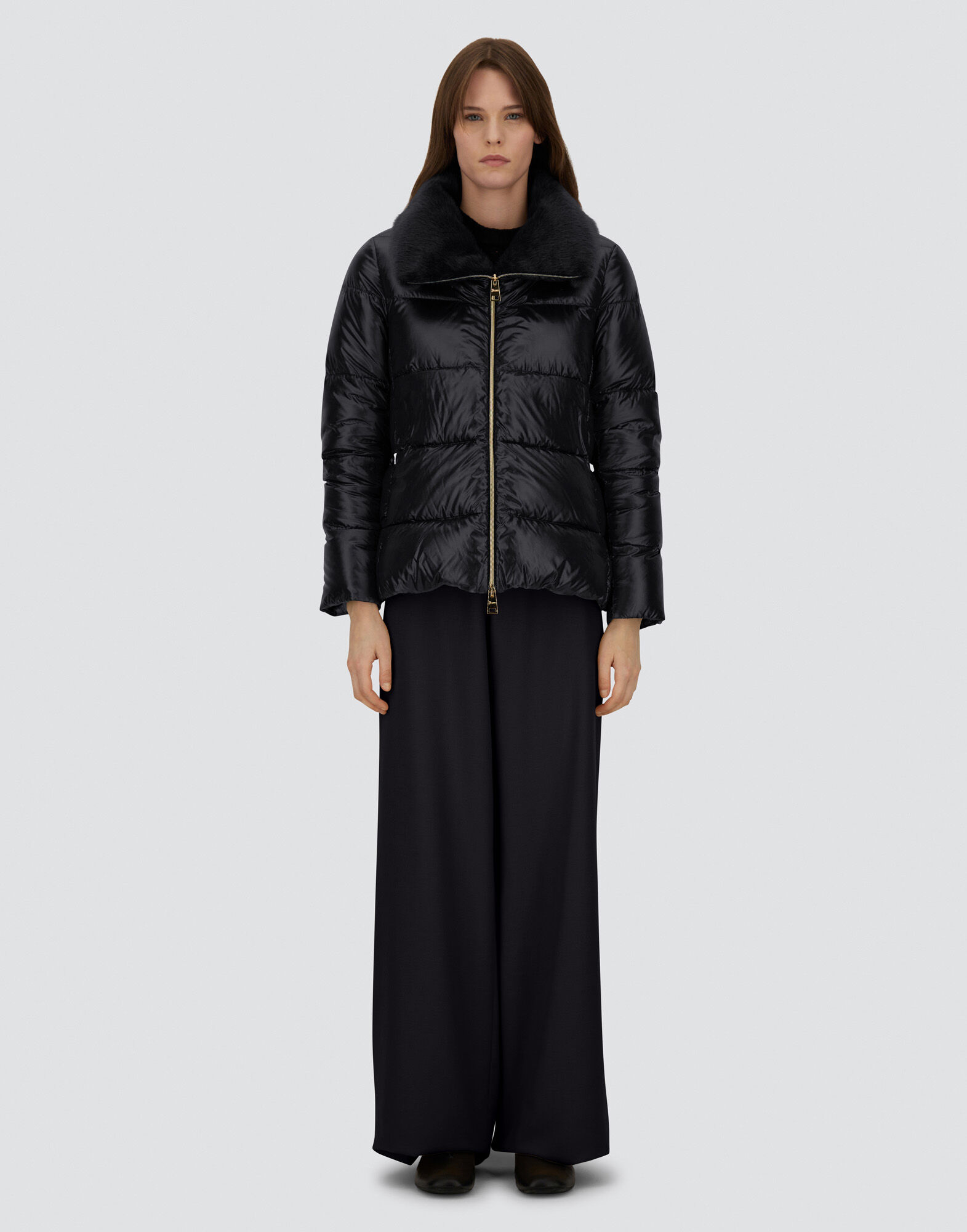 レディース ナイロンウルトラライト＆ニューレディフェイクファー