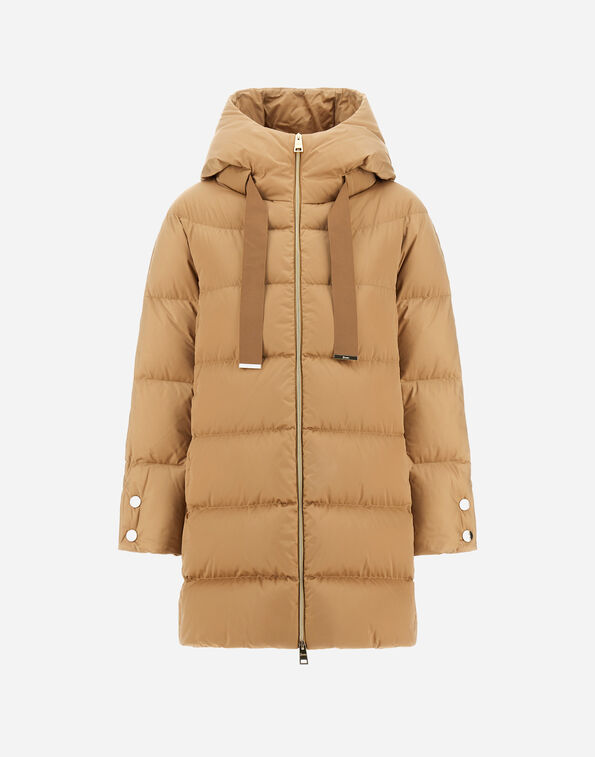 Herno A-SHAPE JACKET IN SATIN Camel PI1304D12170Z2157