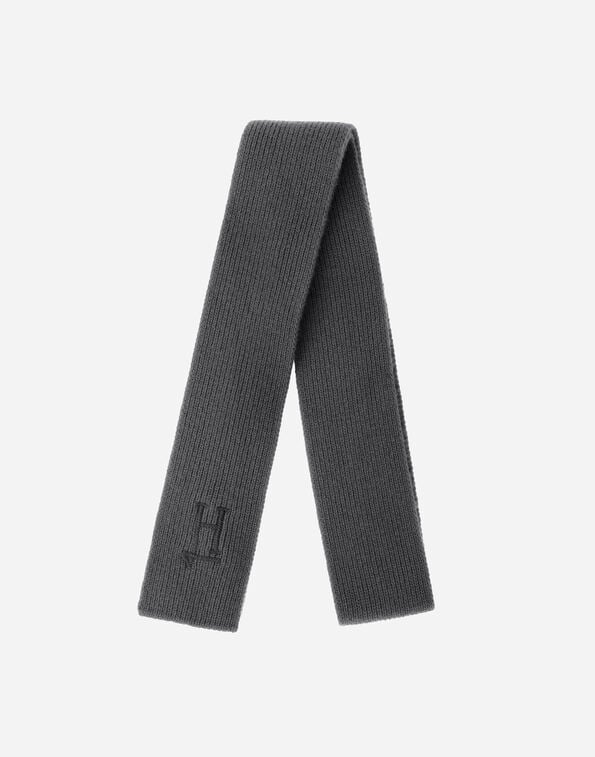 Herno SCARF IN PLAIN WOOL G.5 Grey SCP00012X702459460