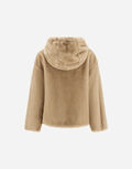 BOMBER JACKET IN MELANGE ALTERNATIVE MINK FUR Herno product thumbnail image view 3