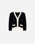 Herno CARDIGAN IN BOUCLÉ KNIT Black MC000175D721009300