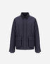 Herno JACKET IN NYLON CHAMONIX AND WAXED TECH COTTON Navy Blue GI000530U12004Z9200