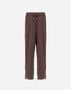 Herno RESORT ENVERS SATIN TROUSERS Dark Chocolate PT00038DR127278810