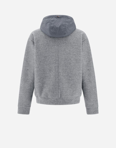 メンズ ストロングウールセーター＆ナイロンシャモニー スウェット  