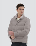 BOMBER JACKET IN ARENDELLE AND FAUX FUR Herno product thumbnail image view 8