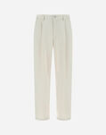 Herno NATURAL FEEL TROUSERS Cream PT000099U132451213