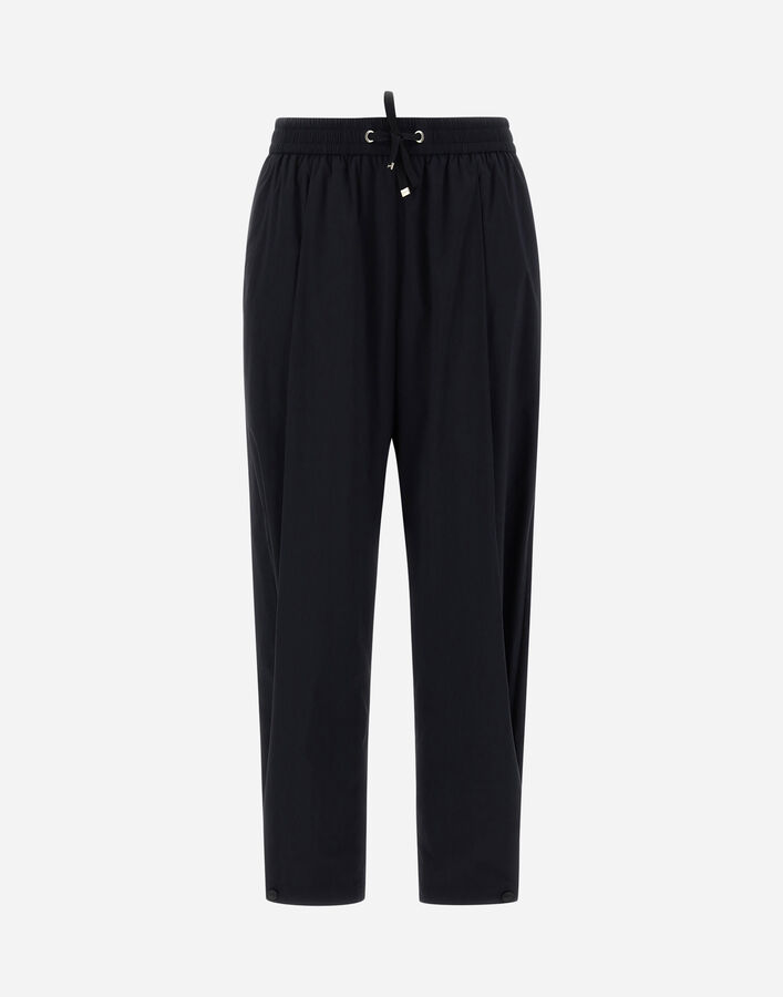 Herno LIGHT NYLON STRETCH TROUSERS Black PT000031D12431SZ9300