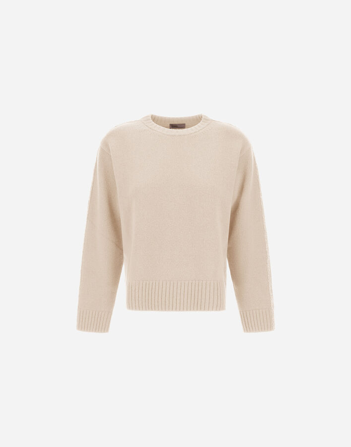 RESORT SWEATER IN 100% WOOL Herno Herno RESORT SWEATER IN 100% WOOL Chantilly MG00030DR701001985