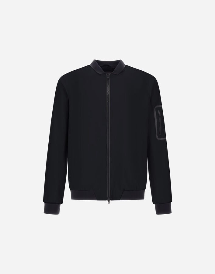 BOMBER JACKET IN GORE-TEX INFINIUM WINDSTOPPER Herno Herno BOMBER JACKET IN GORE-TEX INFINIUM WINDSTOPPER Black GI000457U111069300