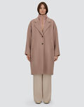 COAT IN VELOUR WOOL CLOTH AND NYLON ULTRALIGHT Herno product thumbnail image view 4
