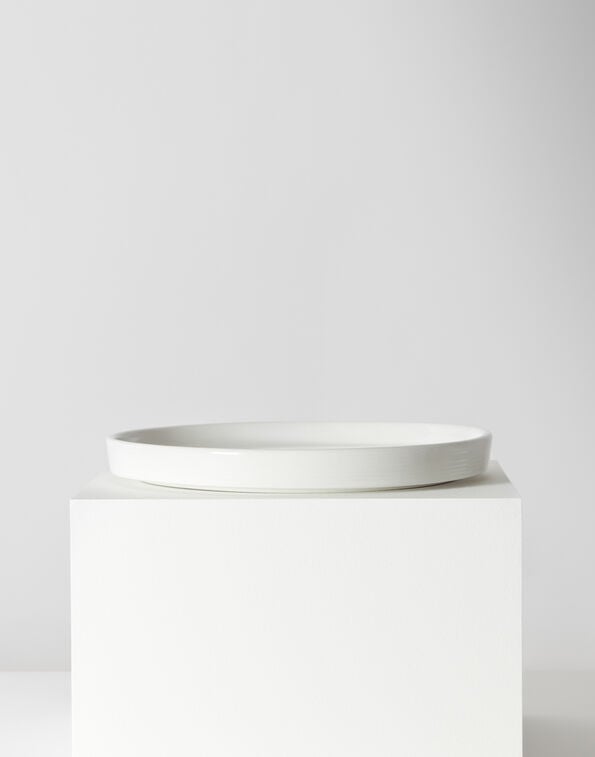 Herno CERAMIC CHARGER PLATES - SET OF 2 White LOWERPLATECERAMICA011000
