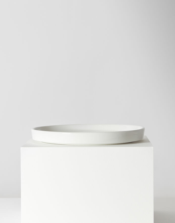 Herno CERAMIC CHARGER PLATES - SET OF 2 White LOWERPLATECERAMICA011000