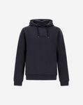 Herno SWEATSHIRT IN COTTON SWEATER AND NYLON ULTRALIGHT Blu Navy JG000232U500179200