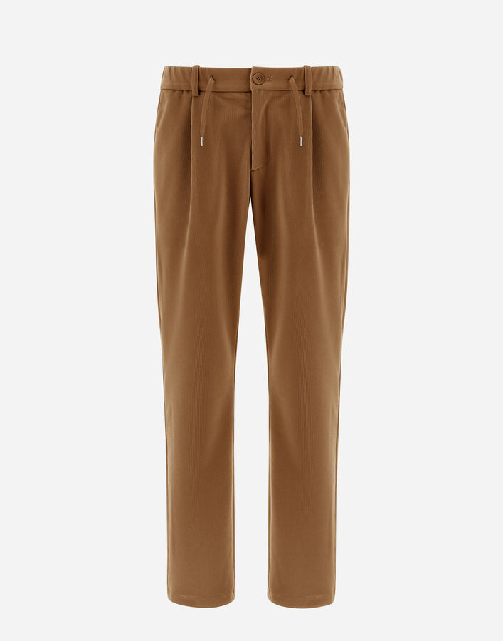 Herno Blue Elastane Casual Pants main image 1