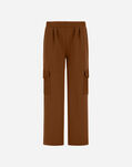 Herno TROUSERS IN 100% COTTON INTERLOCK AND ARENDELLE Caramel PT000141D521178030