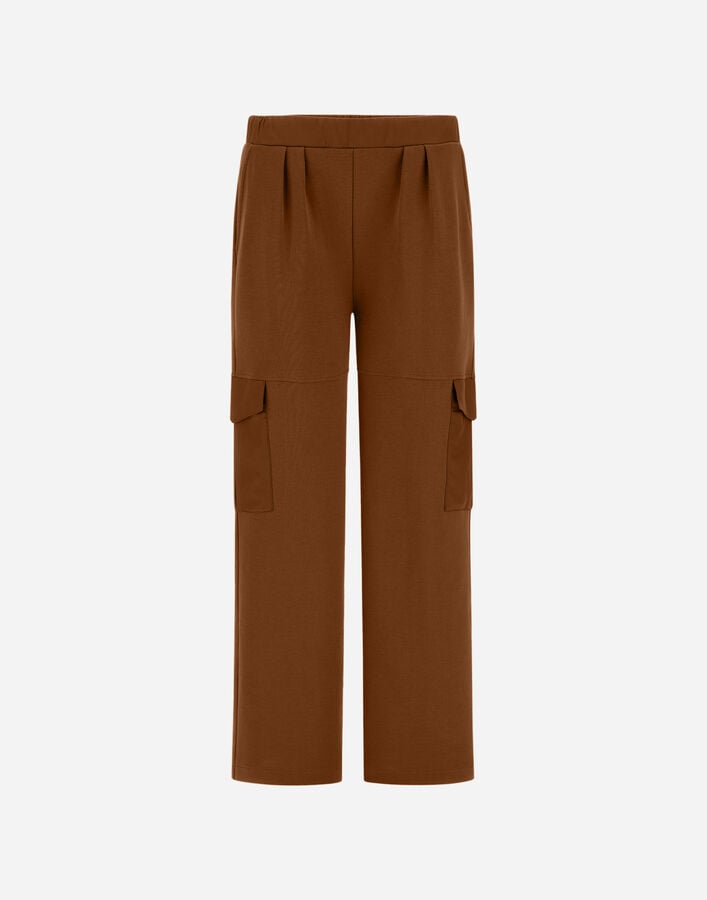 TROUSERS IN 100% COTTON INTERLOCK AND ARENDELLE Herno Herno TROUSERS IN 100% COTTON INTERLOCK AND ARENDELLE Caramel PT000141D521178030
