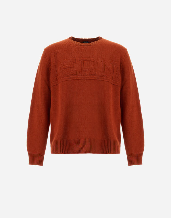 Herno 100% WOOL JUMPER Orange MG000192U701005510